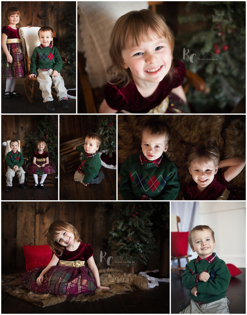 Christmas pictures taken by a Lexington, KY Family Photographer